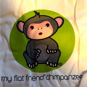 AUSTRALIA Drawstring BACKPACK RARE TO FIND! SOFT organic cotton Flatfriends